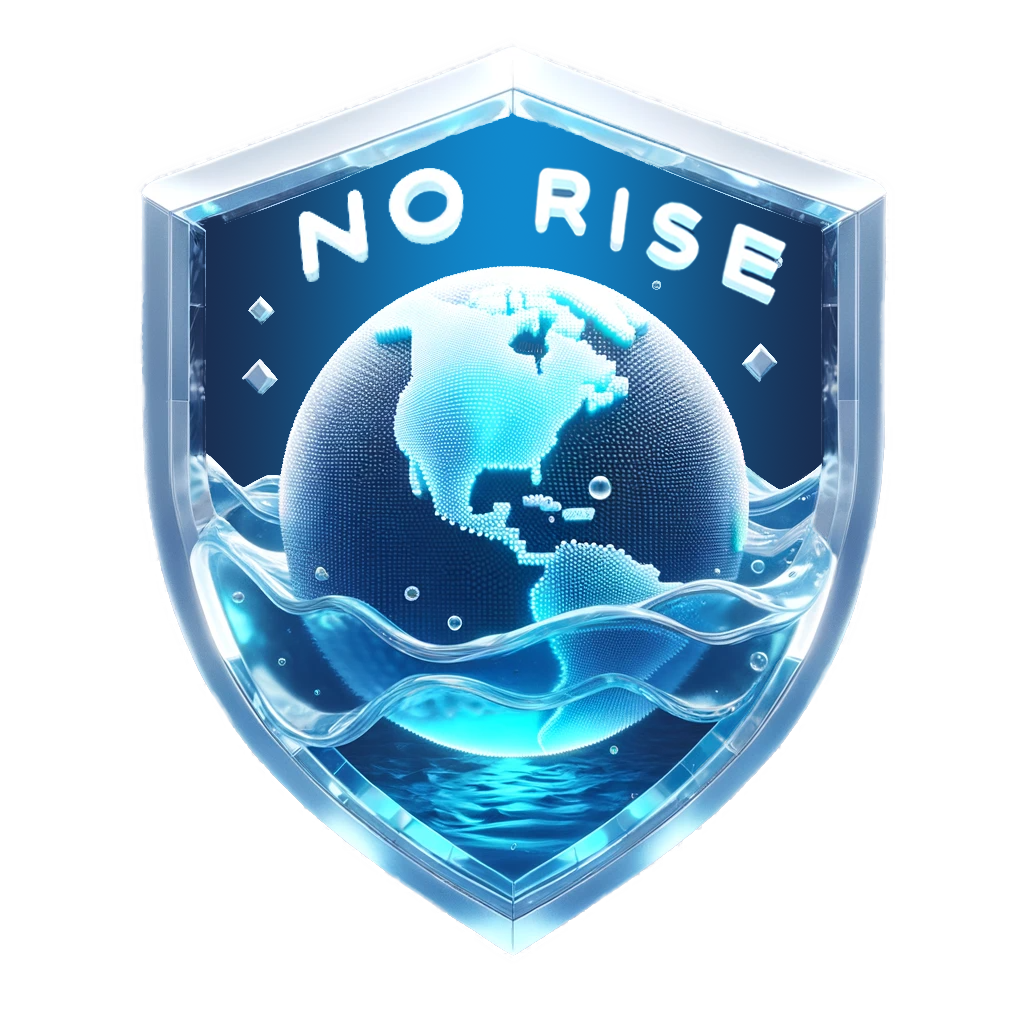A shield with the words "No Rise LLC" on it.